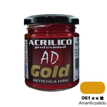 Pintura Acrilica Ad Gold G1 Amarillo Palido 180 Ml