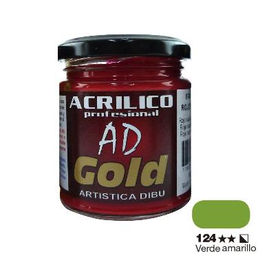 Pintura Acrilica Ad Gold G1 Verde Amarillo 180 Ml