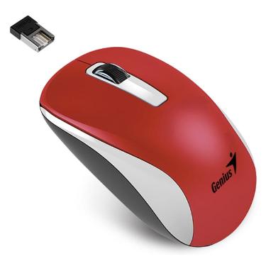 Mouse Genius Nx-7010 Wireless Usb Blueeye Blanco-rojo
