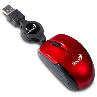 Mouse Genius Micro Traveler V2 Usb Ruby