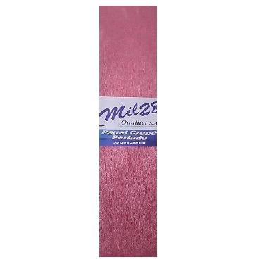 Papel Crepe Mil28 Qualitet Perlado Rosa