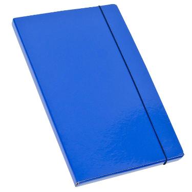 Caja De Archivos Util-of Con Elastico Kraft Color N°4 Azul