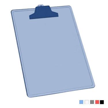 Portablock Acrimet A4 Clip Plastico Azul Translucido