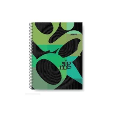 Cuaderno Espiral Arte Signo 22x29cm 80 Hojas Rayas Verde