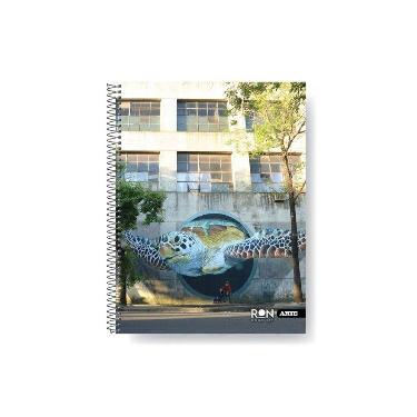 Cuaderno Espiral Arte Ron Muralist 22x29cm Tapa Dura 100 Hojas Rayas
