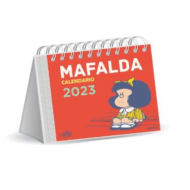 Agenda Granica 2023 Mafalda Calendario Escritorio Rojo