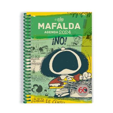 Agenda Granica 2024 Mafalda Para La Mujer Anillada Verde Semana a la Vista
