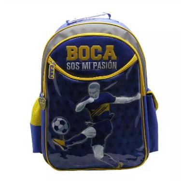 Mochila Cresko 2024 Boca Juniors 18" De Espalda Art.BO285