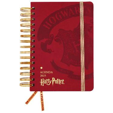 Agenda Mooving 2025 Harry Potter 14 x 20 cm Dia por Pagina Espiralada Art.1401222