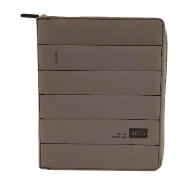 Agenda FW 2025 Bpack Zipper Grey Semanal Con Cierre 15x21 cm Art.1000051